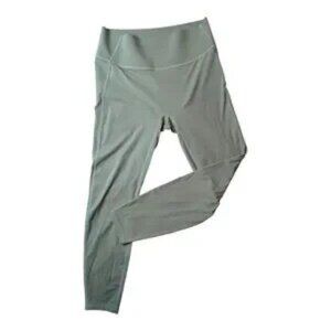 Halara High Rise Ultra Sculpt Contour Cropped Sage Green Leggings Size Large